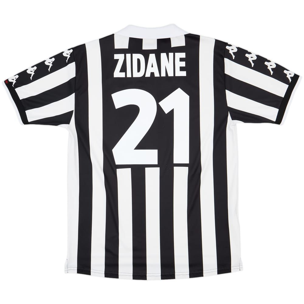 1999-00 Juventus Home Shirt Zidane #21 - 8/10 - (XL)