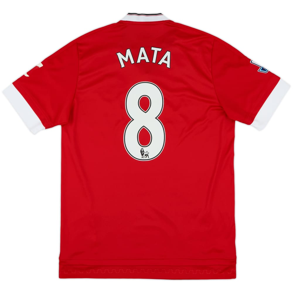 2015-16 Manchester United Home Shirt Mata #8 - 6/10 - (M)