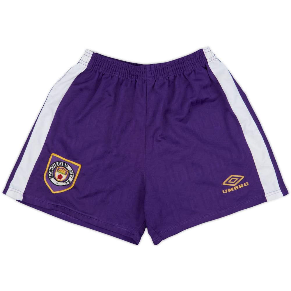 1992-94 Manchester City Away Shorts - 9/10 - (M)