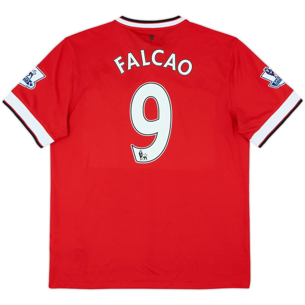2014-15 Manchester United Home Shirt Falcao #9 - 9/10 - (L)