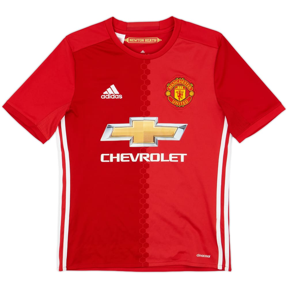 2016-17 Manchester United Home Shirt - 8/10 - (L.Boys)