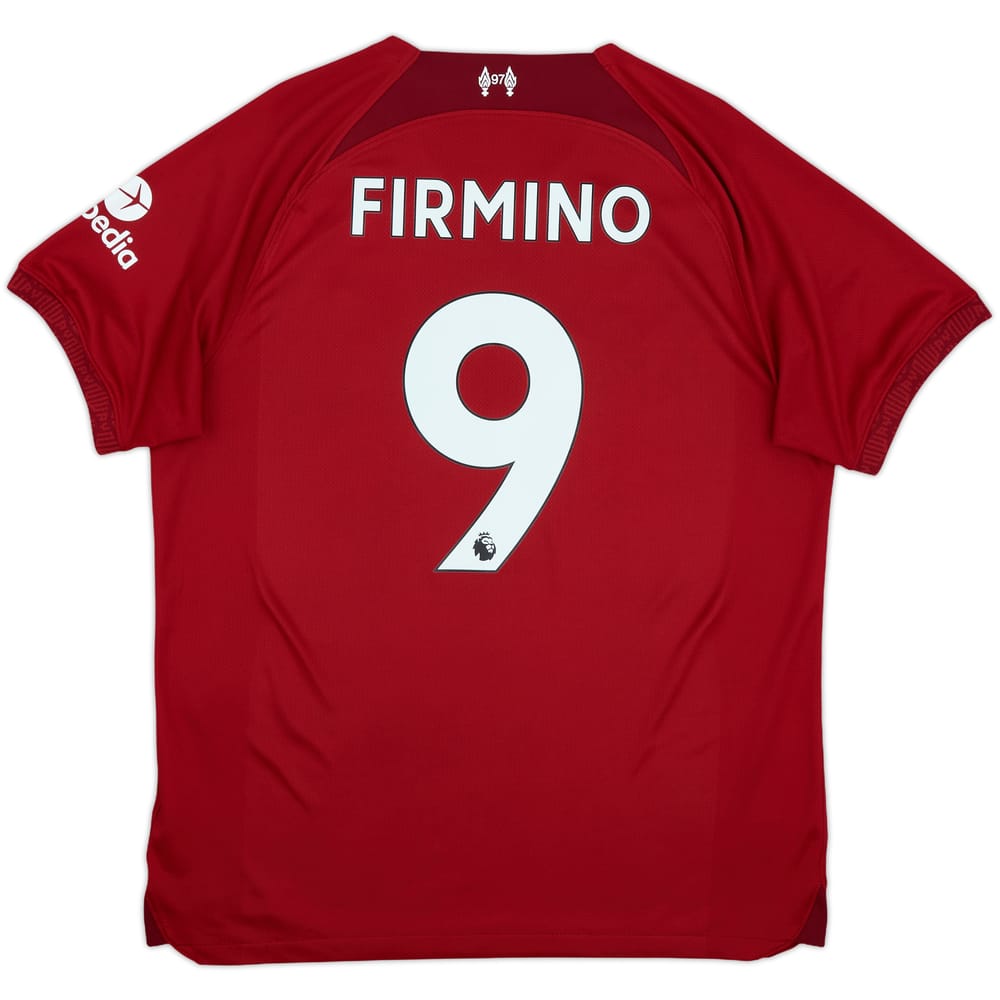 2022-23 Liverpool Home Shirt Firmino #9 - 9/10 - (L)