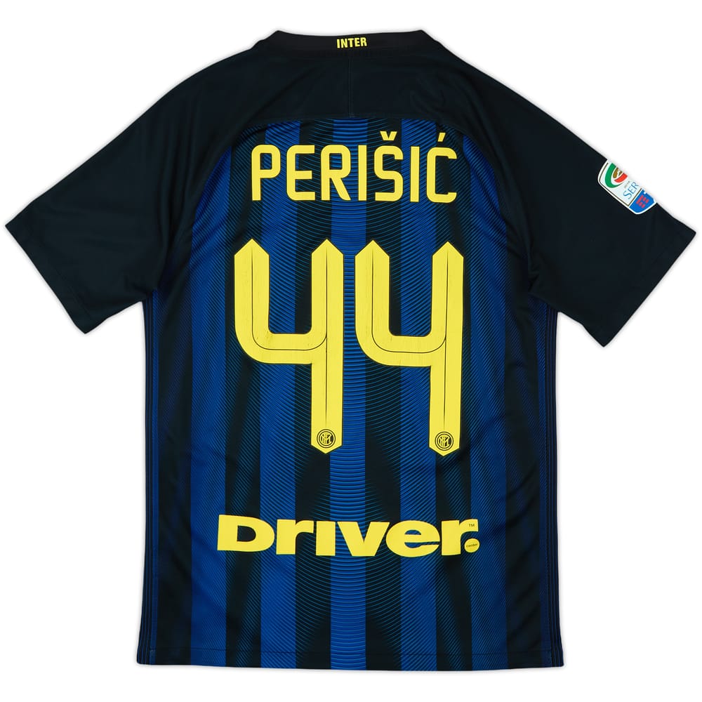2016-17 Inter Milan Home Shirt Perisic #44 - 7/10 - (S)