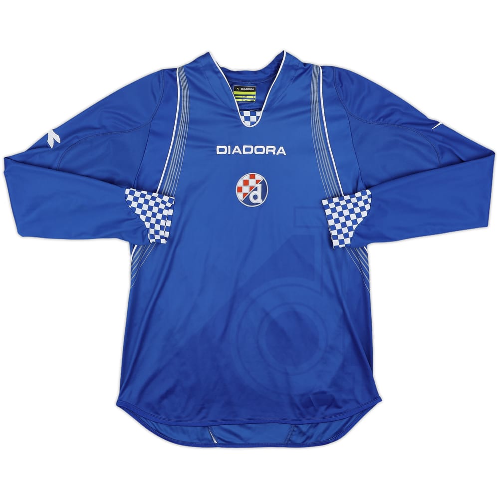 2007-08 NK Dinamo Zagreb European Home L/S Shirt - 9/10 - (XS)