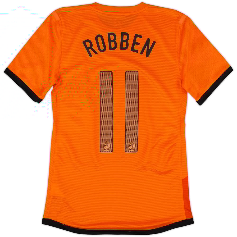 2012-13 Netherlands Player Issue Home Shirt Robben #11 - 8/10 - (S)