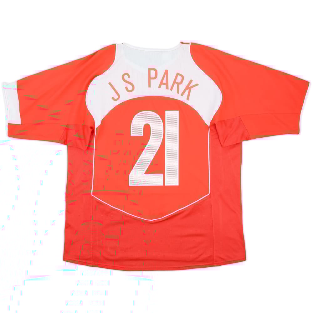 2004-06 South Korea Home Shirt J S Park #21 - 8/10 - (XL)
