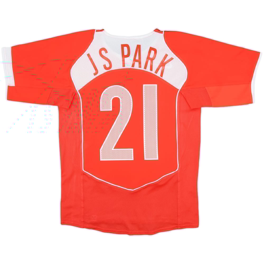 2004-06 South Korea Home Shirt J S Park #21 - 8/10 - (S)