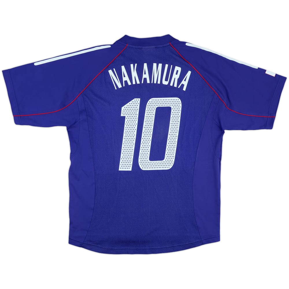 2002-04 Japan Home Shirt Nakamura #10 - 8/10 - (M)