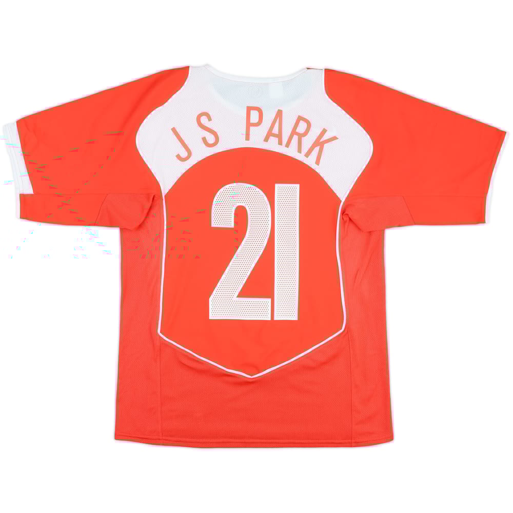 2004-06 South Korea Home Shirt J S Park #21 - 8/10 - (S)