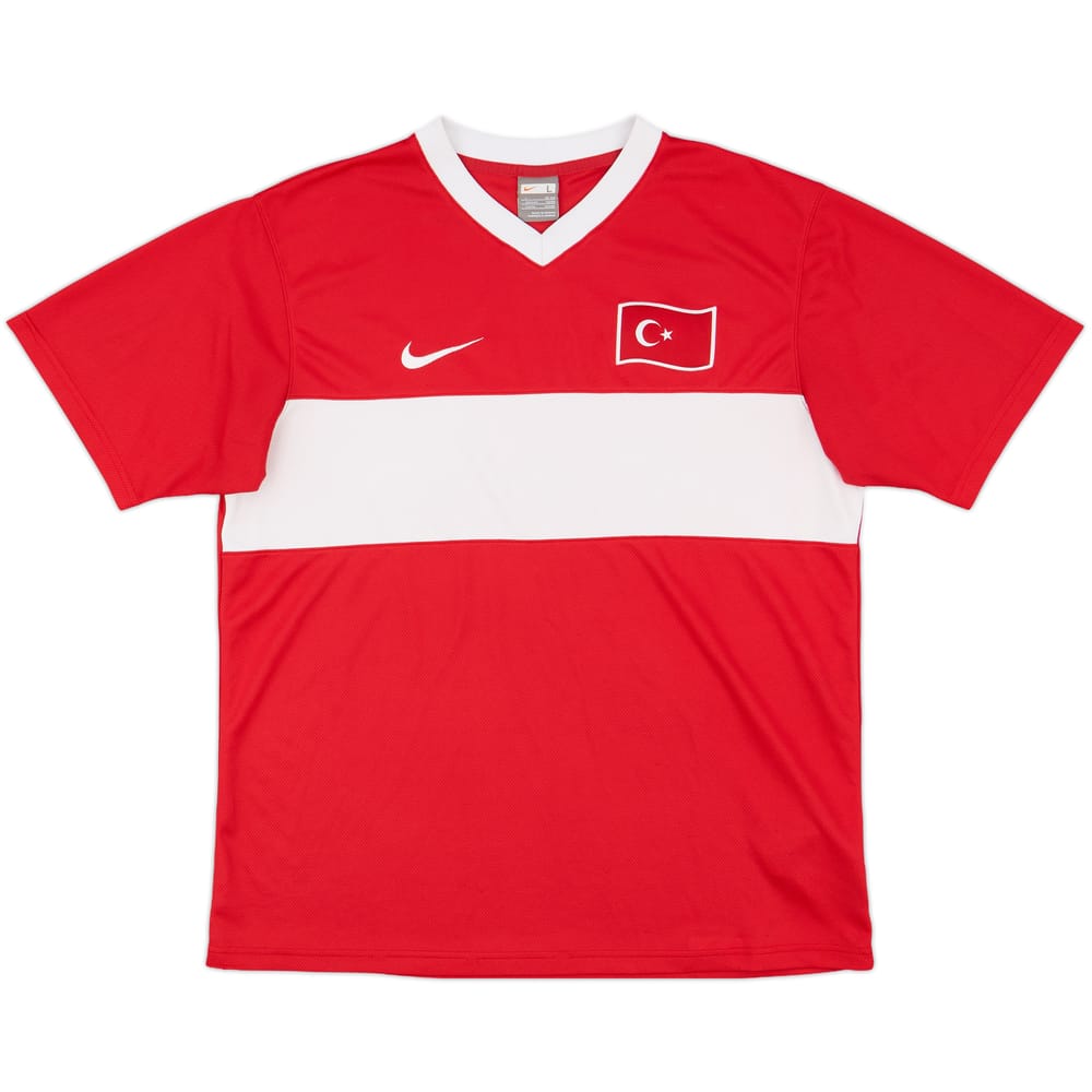 2008-10 Turkey Basic Home Shirt - 8/10 - (L)