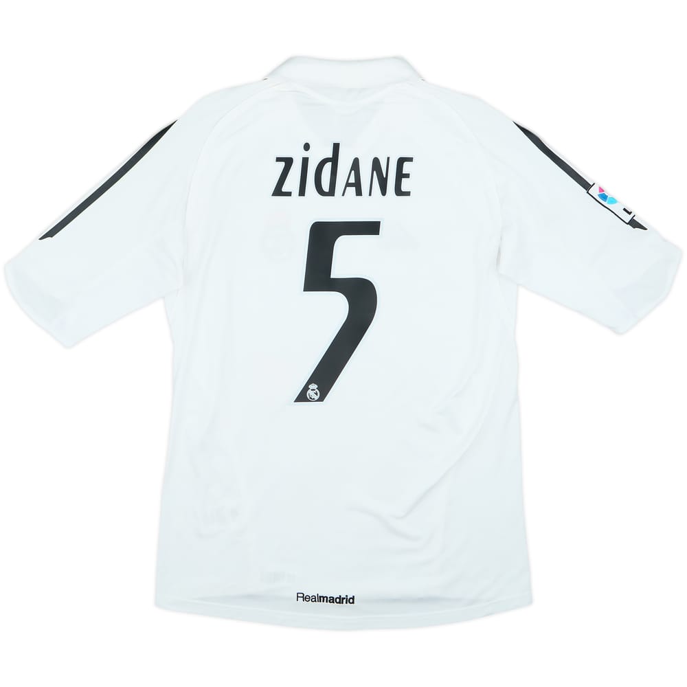 2005-06 Real Madrid Home Shirt Zidane #5 - 5/10 - (S)