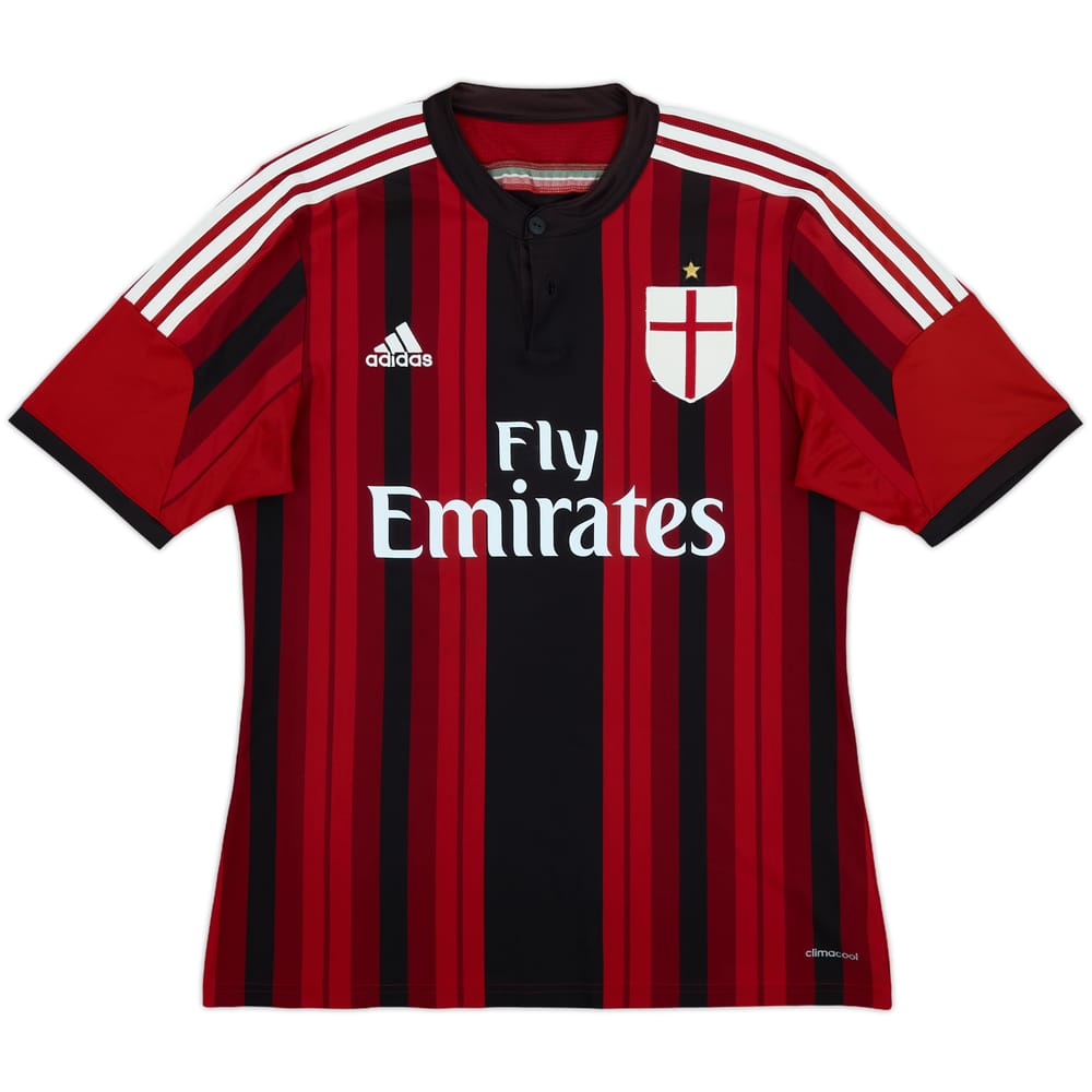 2014-15 AC Milan Home Shirt - 7/10 - (L)