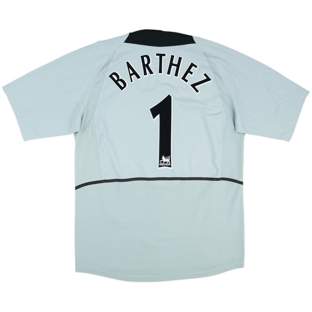 2002-04 Manchester United GK S/S Shirt Barthez #1 - 7/10 - (L)