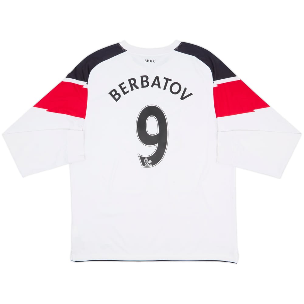 2010-12 Manchester United Away L/S Shirt Berbatov #9 - 6/10 - (XL)