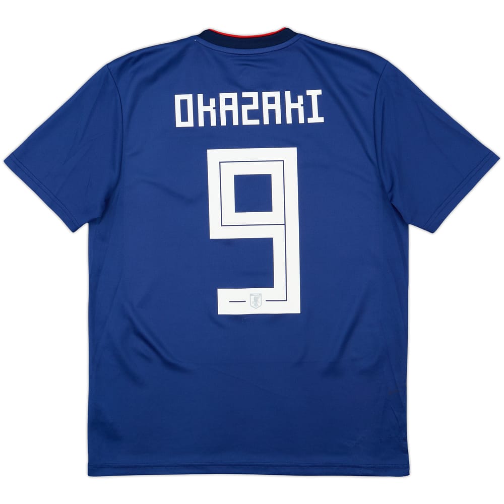2018-19 Japan Home Shirt Okazaki #9 - 9/10 - (L)