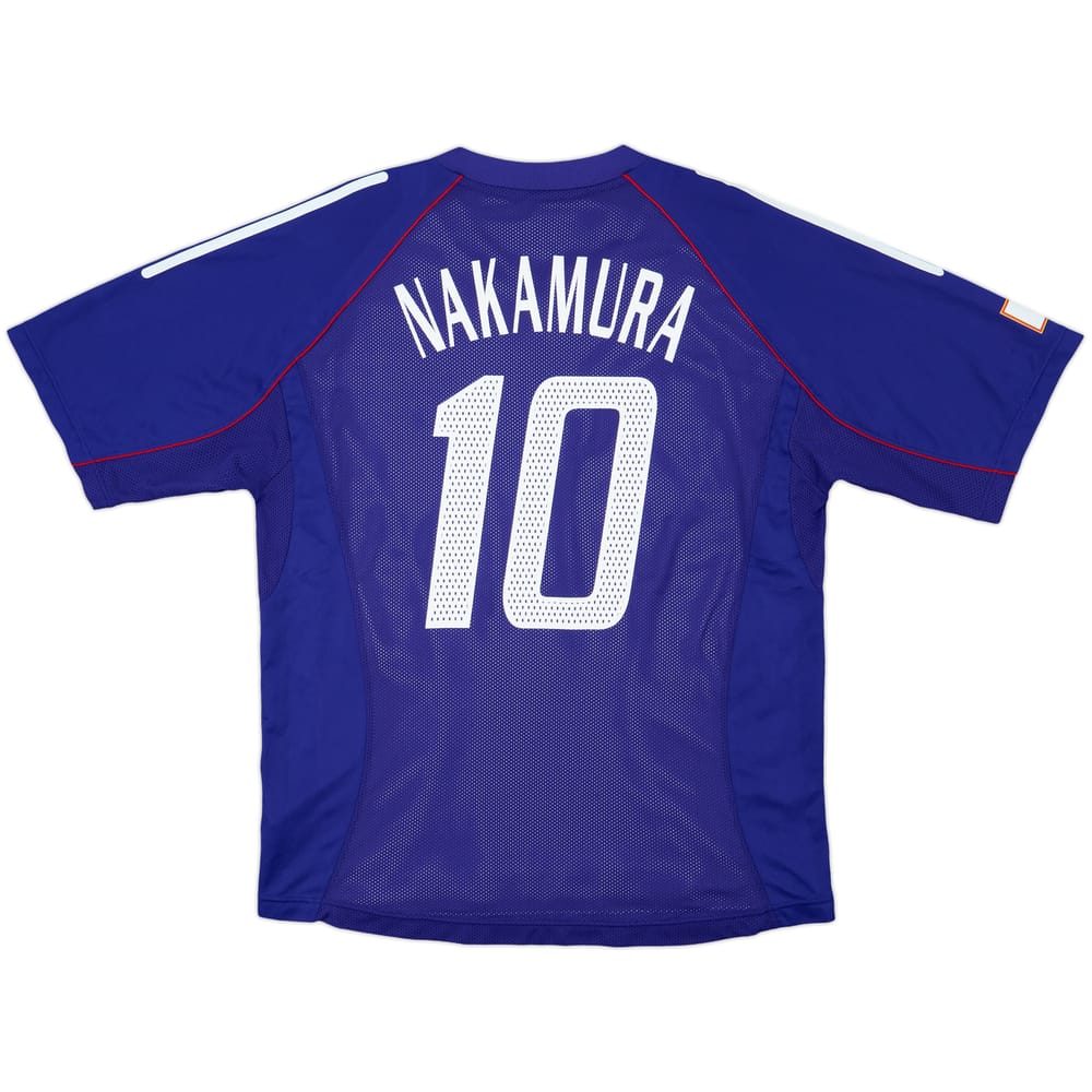 2002-04 Japan Player Issue Home Shirt Nakamura #10 - 8/10 - (XL)