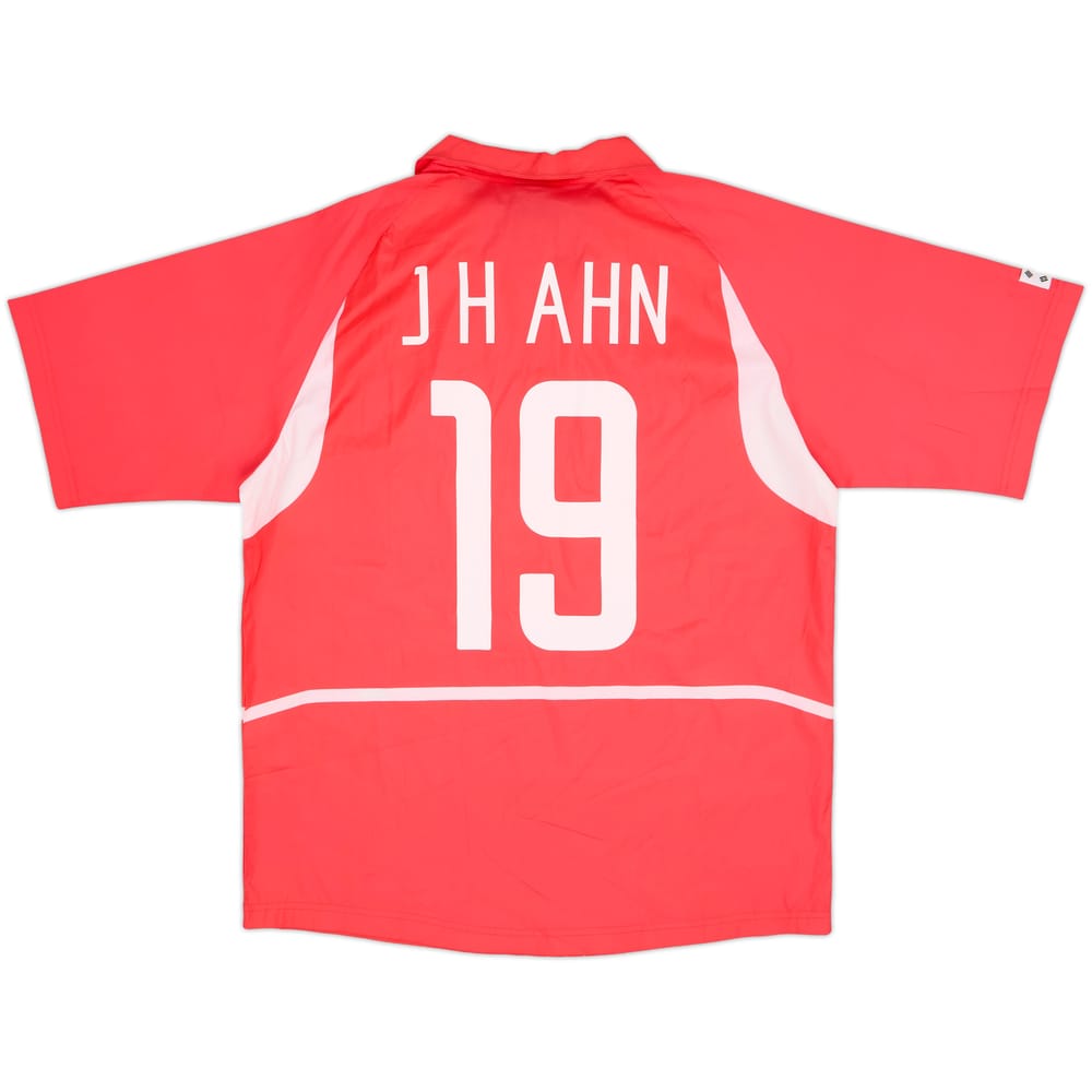 2002-03 South Korea Home Shirt J.H.Ahn #19 - 9/10 - (L)