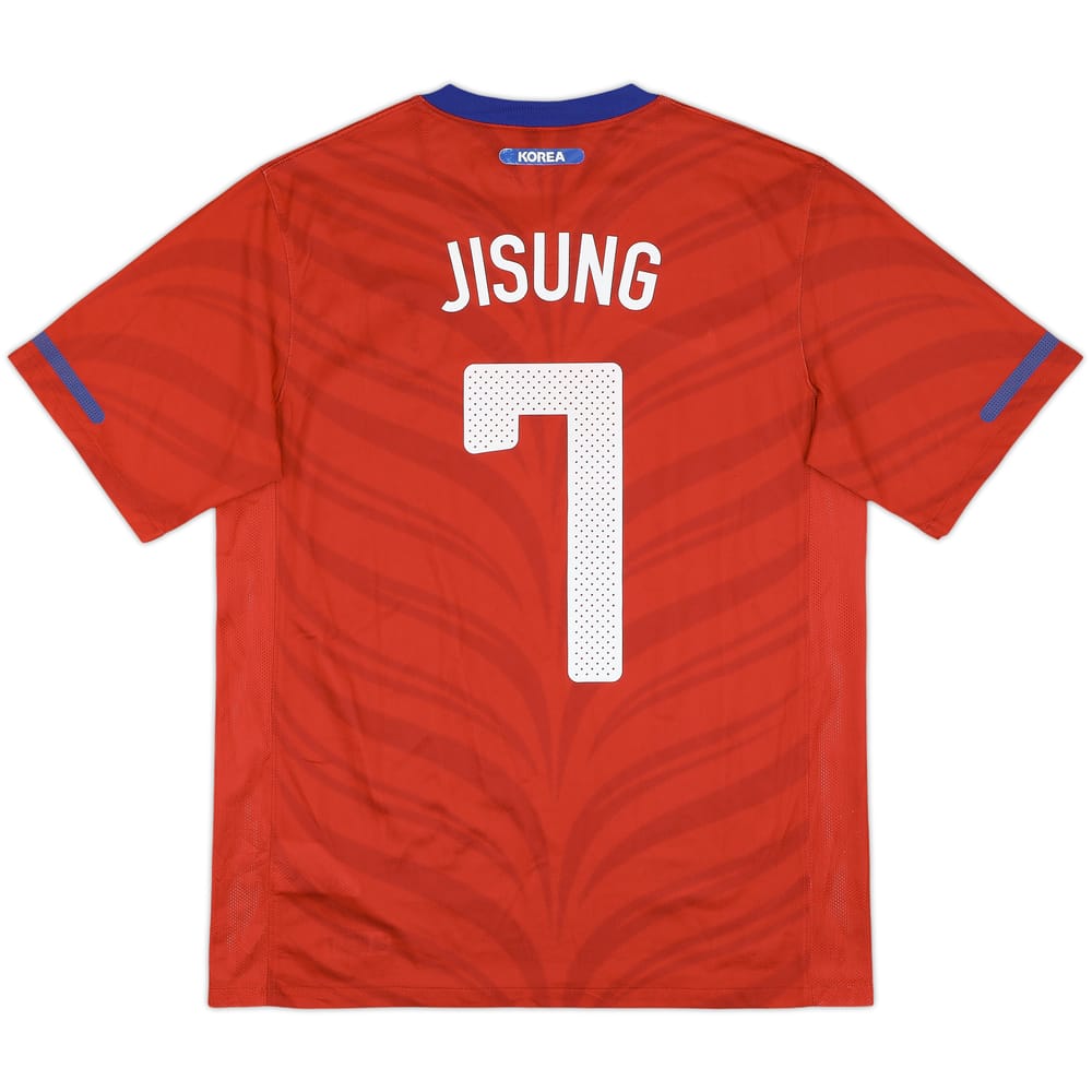 2010-12 South Korea Home Shirt Jisung #7 - 6/10 - (L)