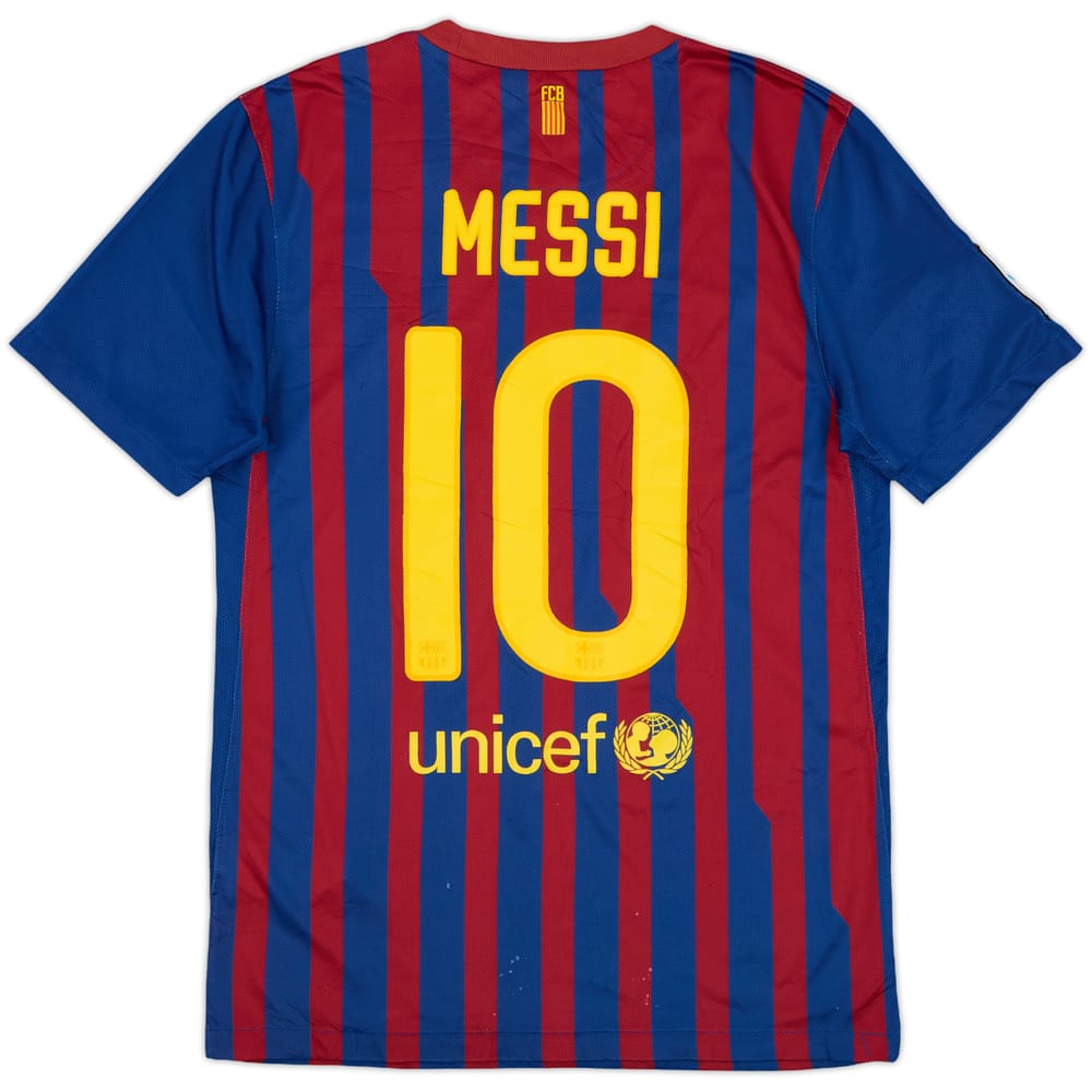 2011-12 Barcelona Home Shirt Messi #10 - 5/10 - (S)