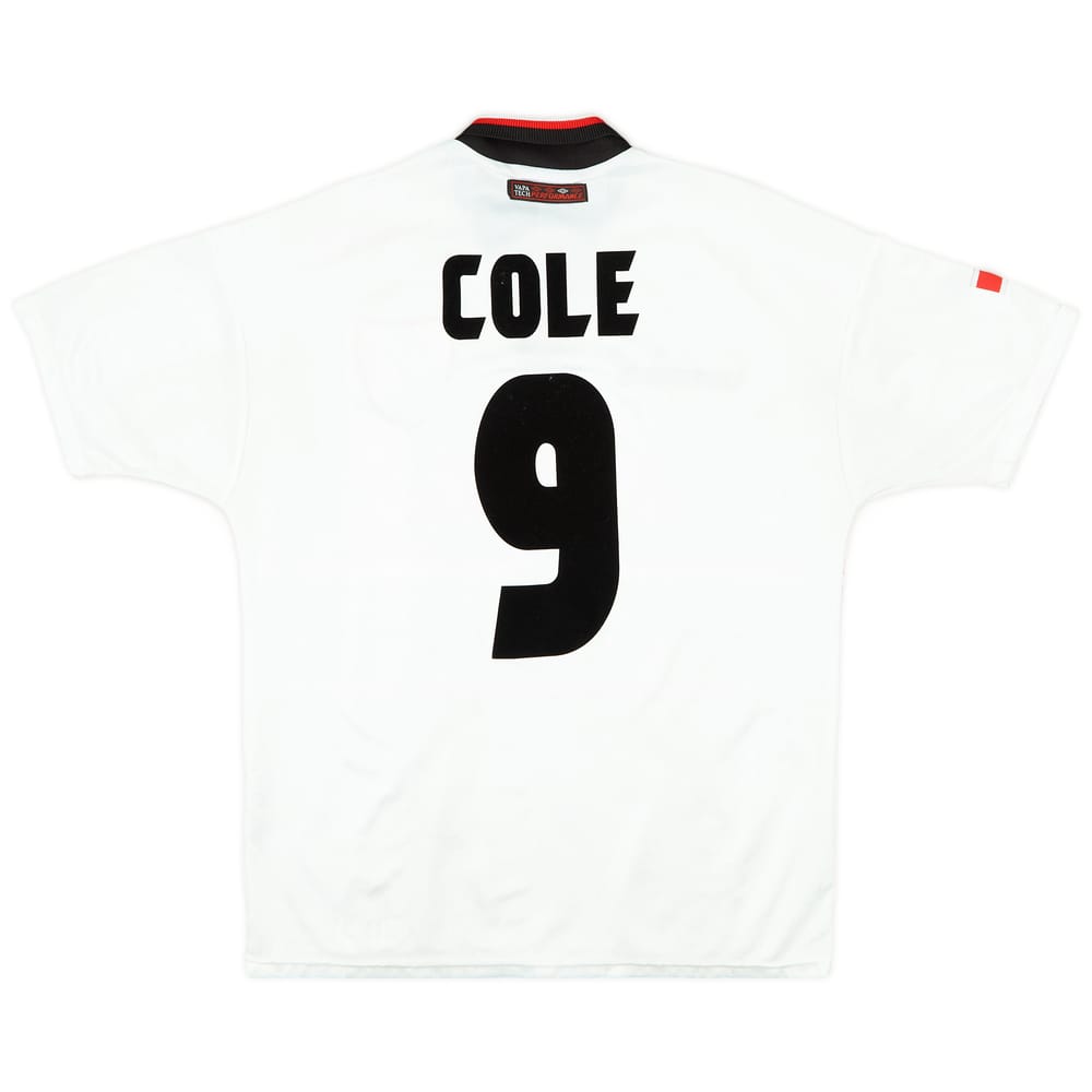 1997-99 Manchester United Away Shirt Cole #9 - 8/10 - (L)