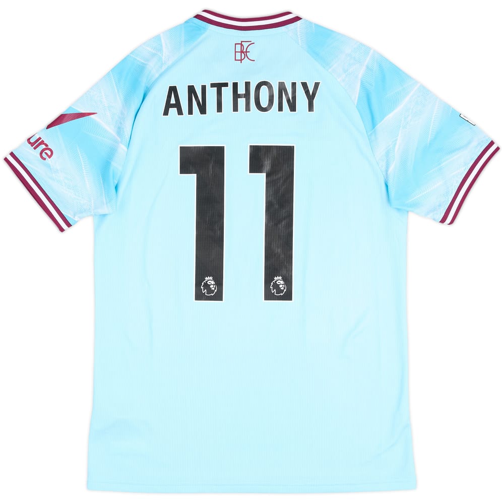 2025-26 Burnley Match Issue Away Shirt Anthony #11
