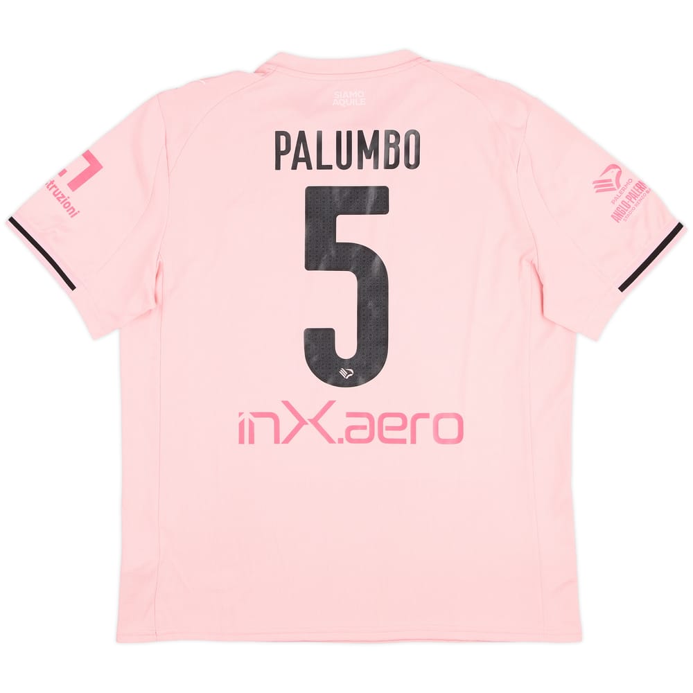2025-26 Palermo Match Issue Home Shirt Palumbo #5
