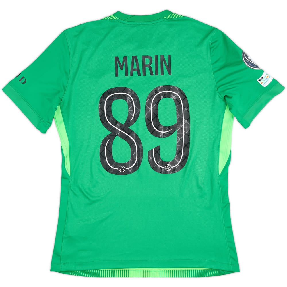 2025-26 Paris Saint-Germain Match Issue Champions League GK Shirt Marin #89