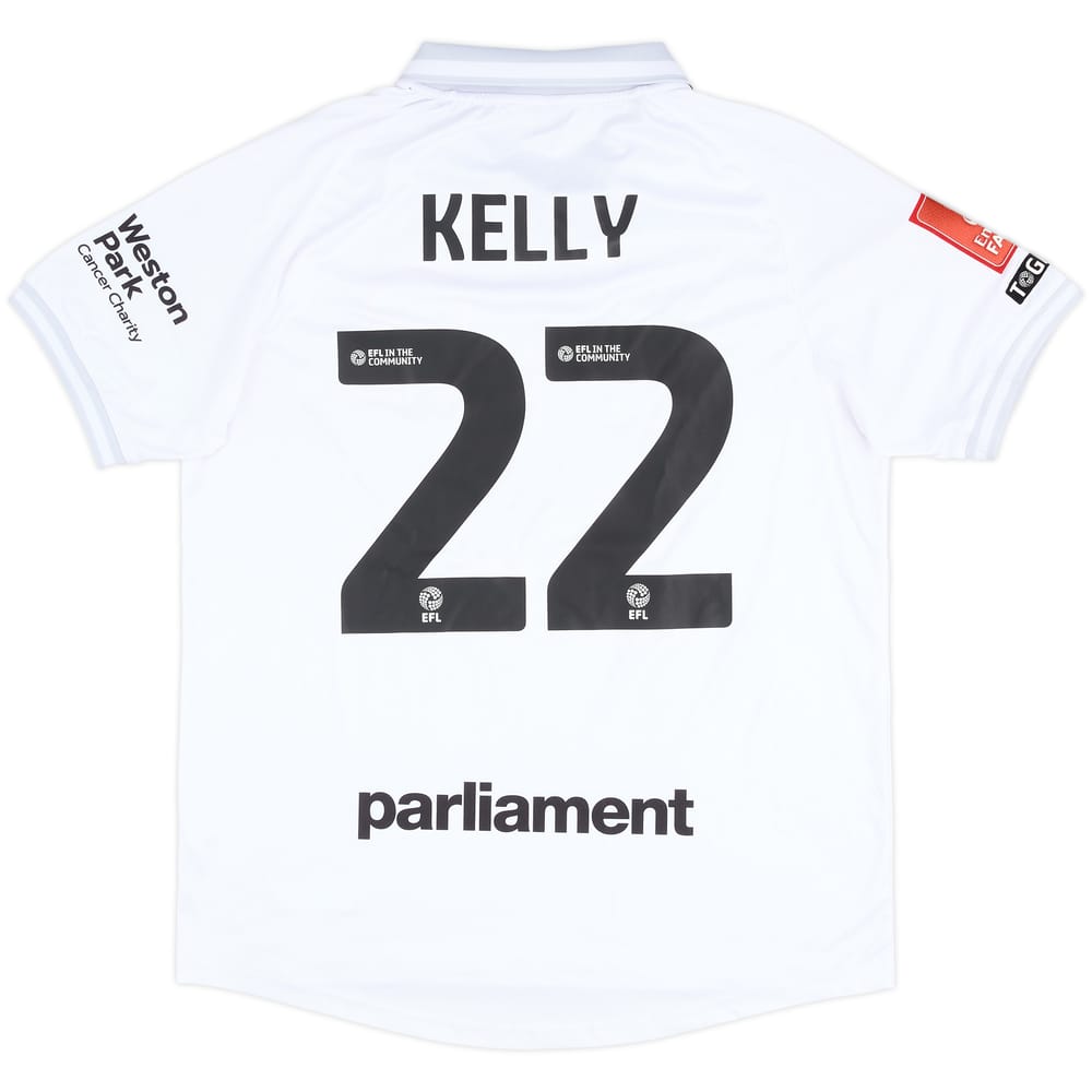 2025-26 Barnsley Match Issue FA Cup Away Shirt Kelly #22