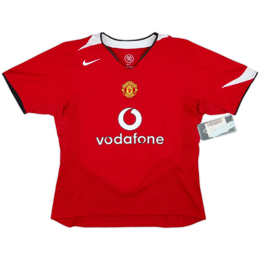 2004-06 Manchester United Home Shirt (Women's M)