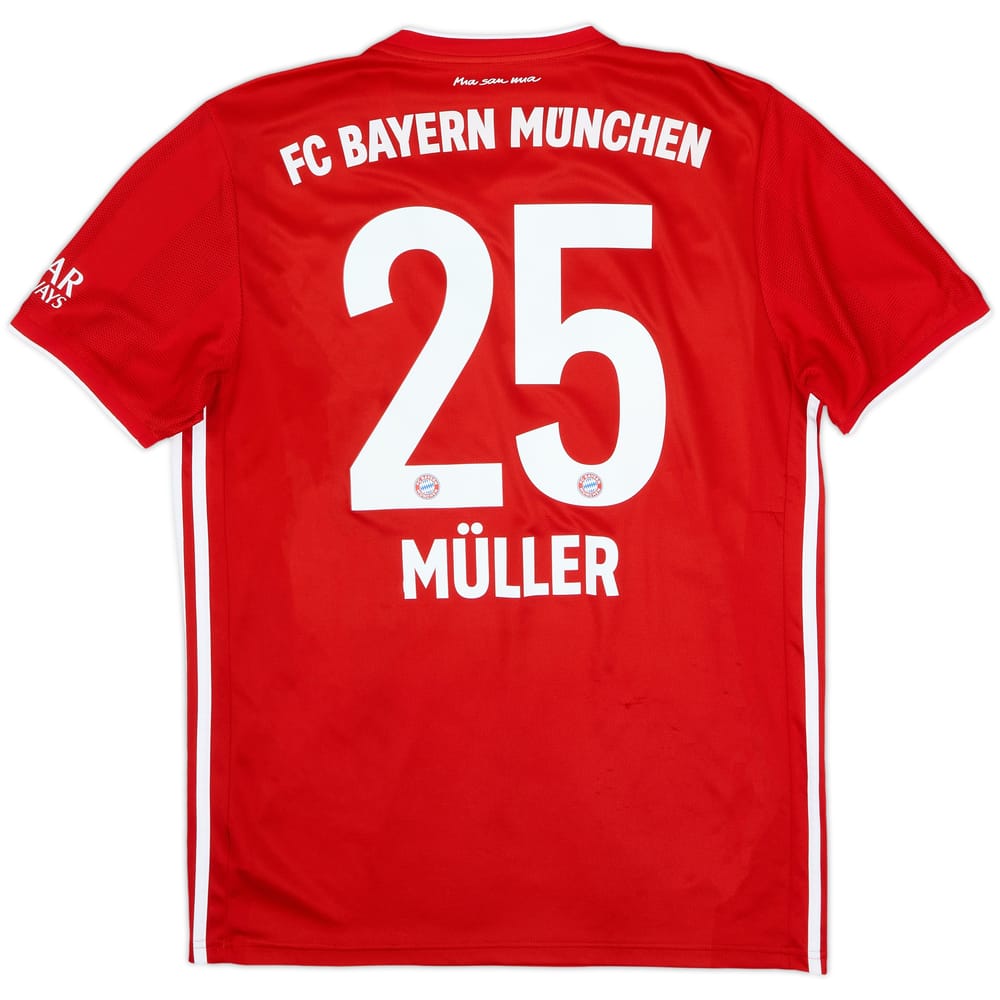 2020-21 Bayern Munich Home Shirt Muller #25 - 8/10 - (L)