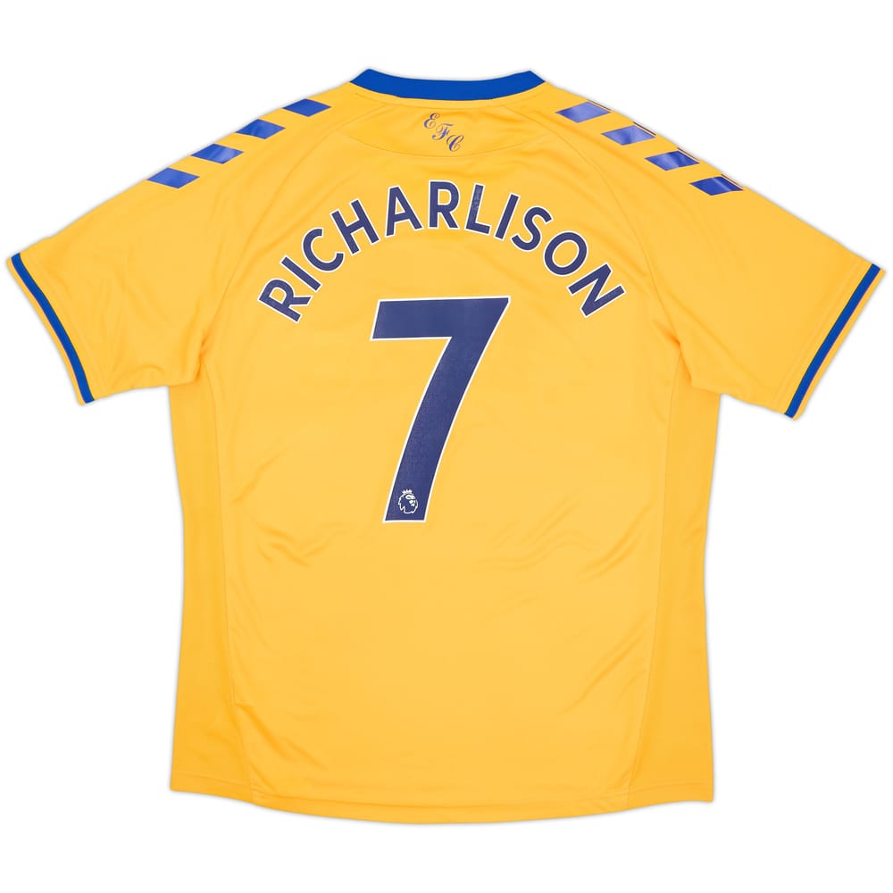 Camiseta de visitante del Everton 2020-21 Richarlison #7 - 6/10 - (XL)
