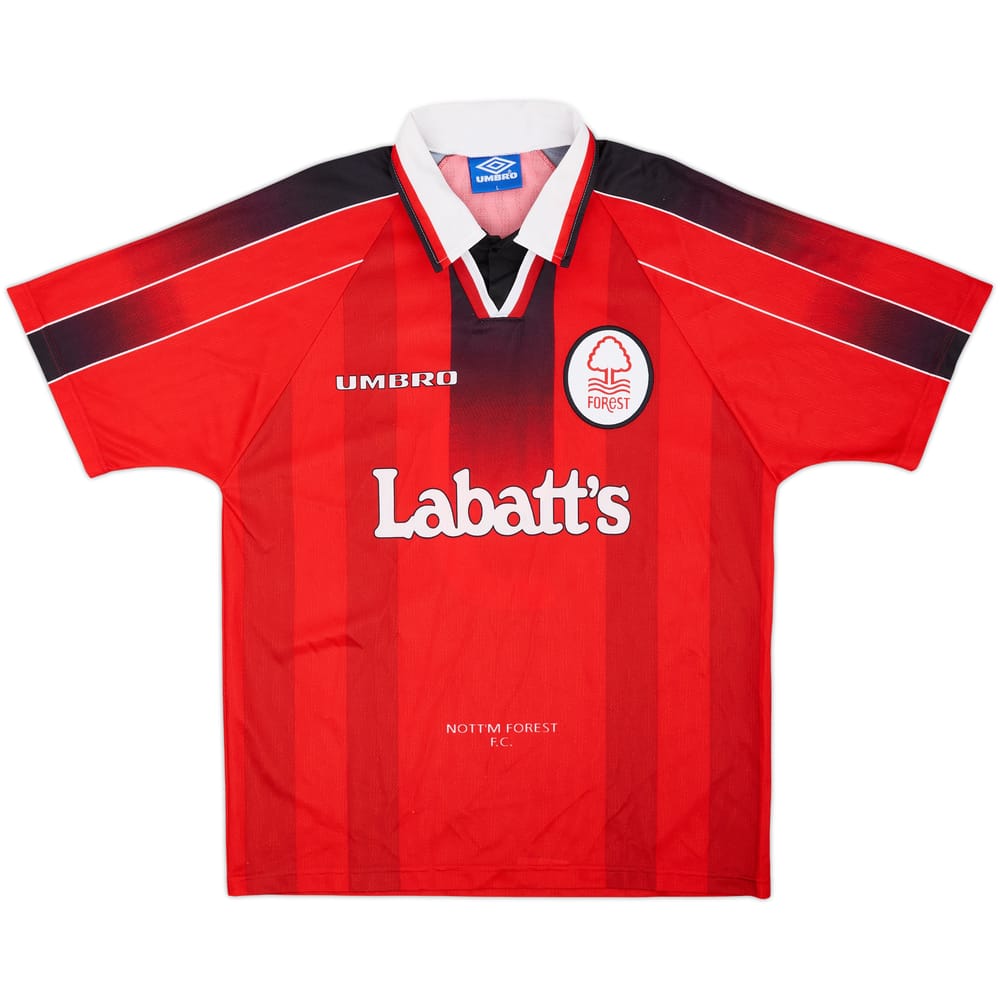 1996-97 Nottingham Forest Home Shirt #9 - 9/10 - (L)