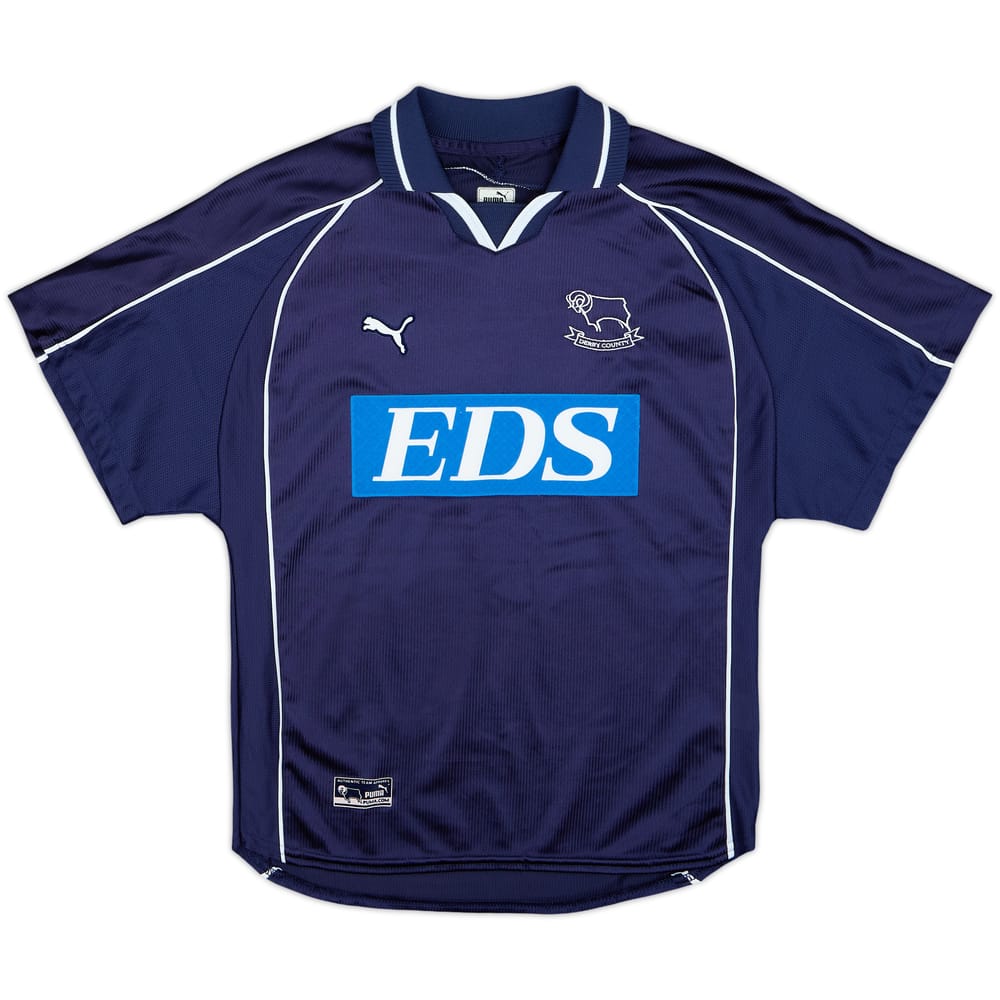 2000-01 Derby County Away Shirt - 8/10 - (M.Boys)