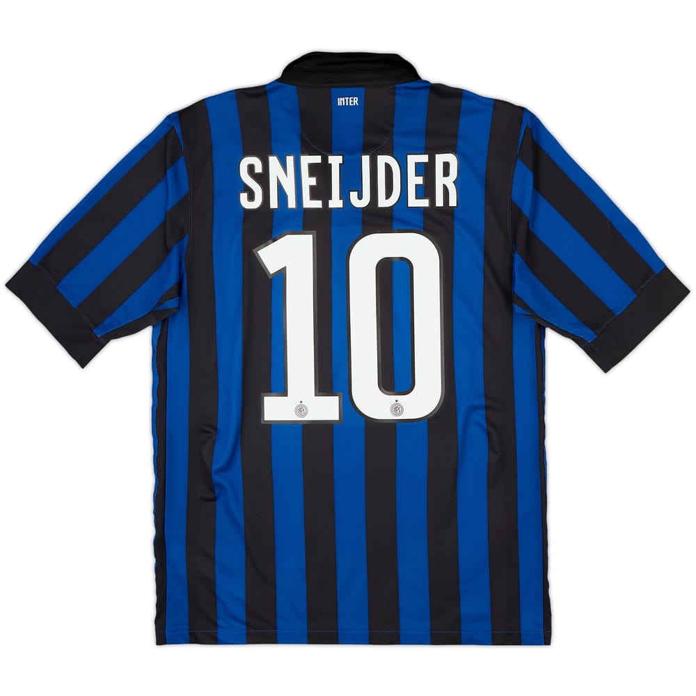 2011-12 Inter Milan Home Shirt Sneijder #10 - 6/10 - (M)