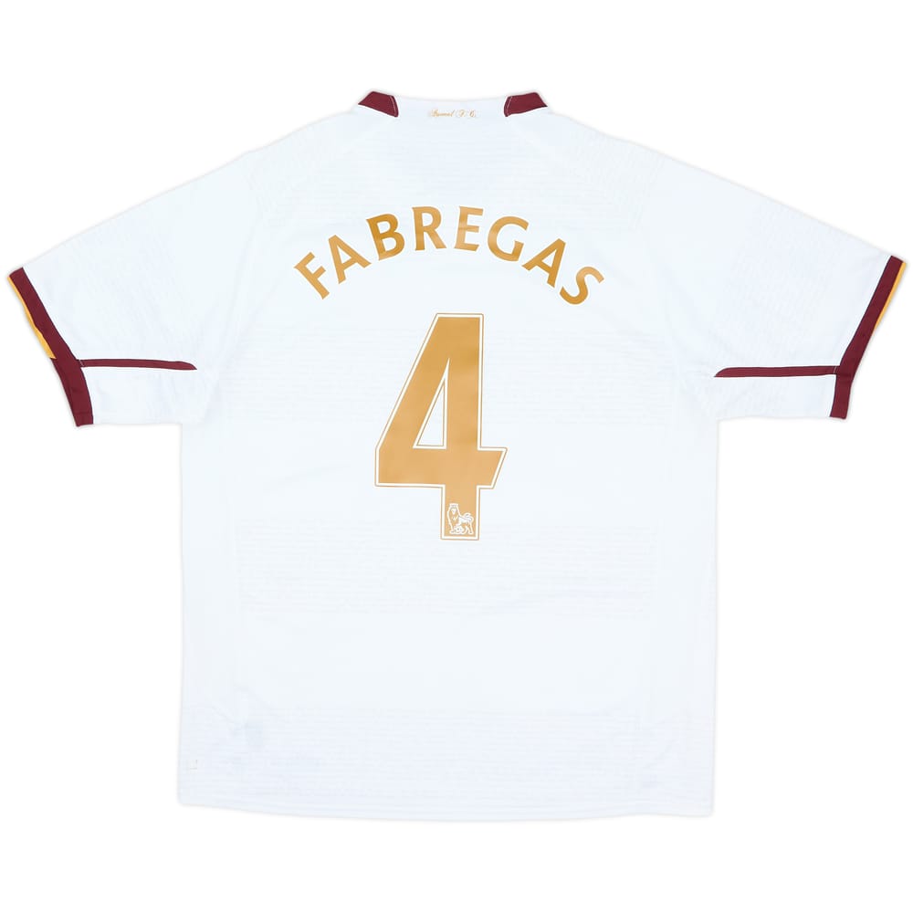 2007-08 Arsenal Away Shirt Fabregas #4 - 8/10 - (M)
