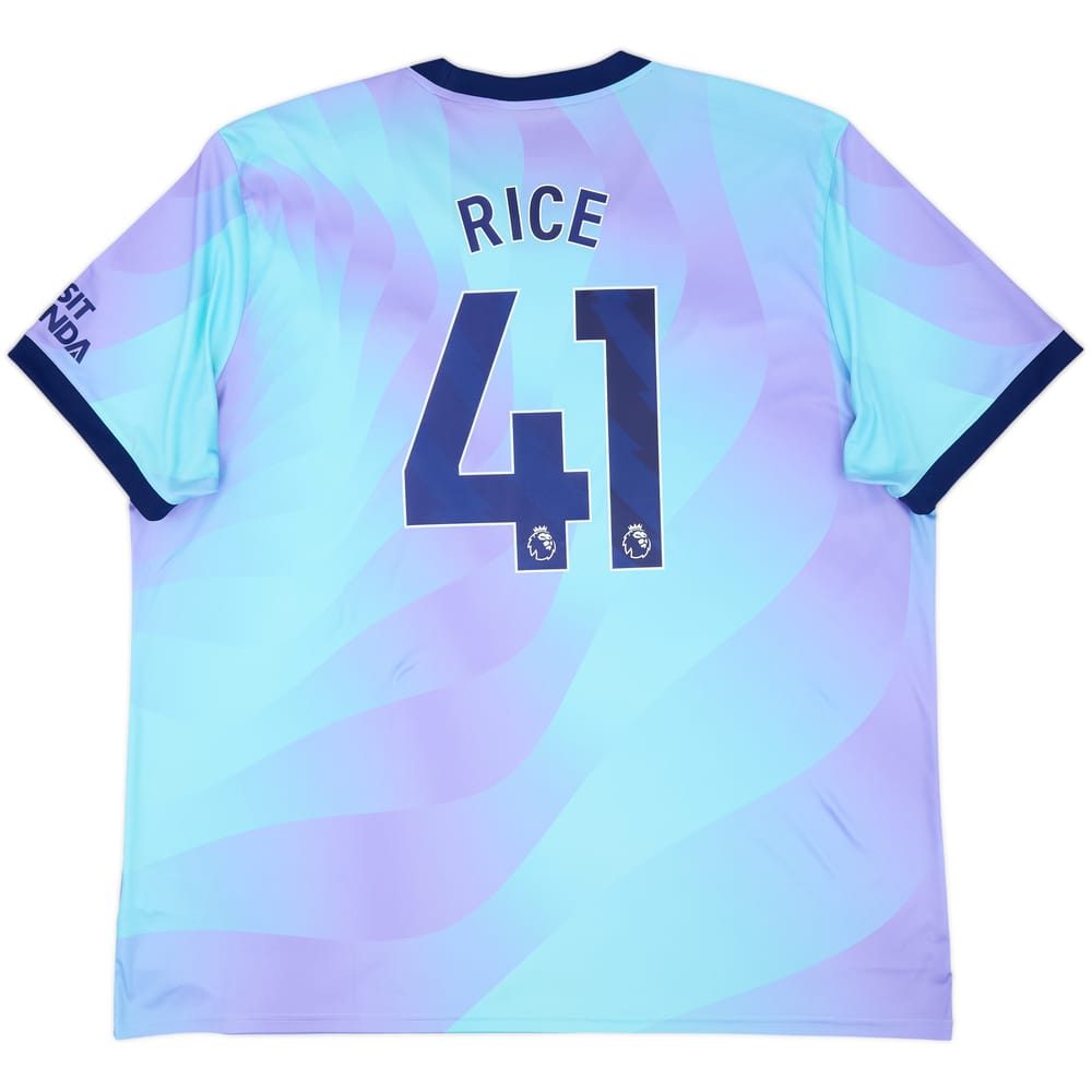 2024-25 Arsenal Third Shirt Rice #41 - 8/10 - (3XL)