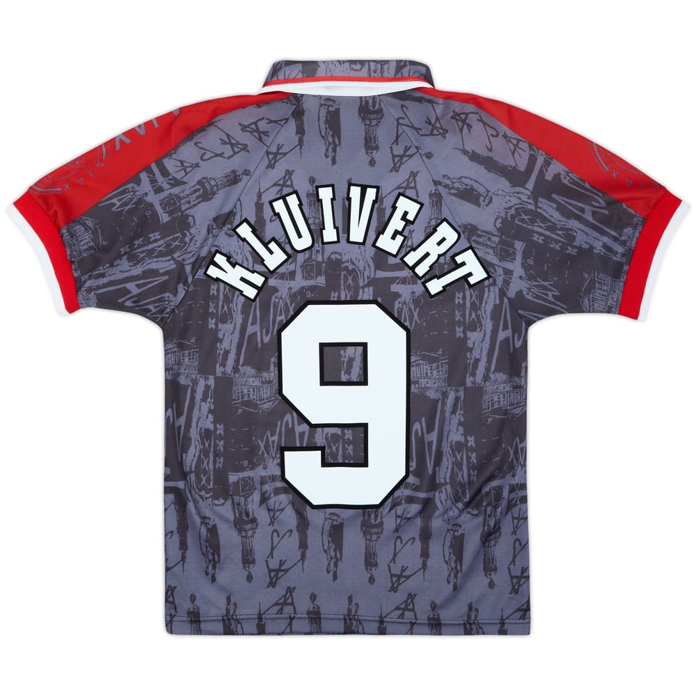 1996-97 Ajax Away Shirt Kluivert #9 - 8/10 - (L.Boys)