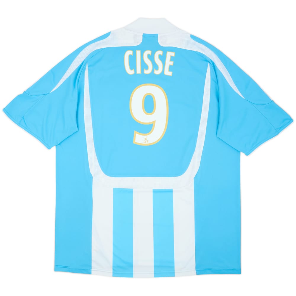 2007-08 Olympique Marseille Away Shirt Cisse #9 - 7/10 - (XL)