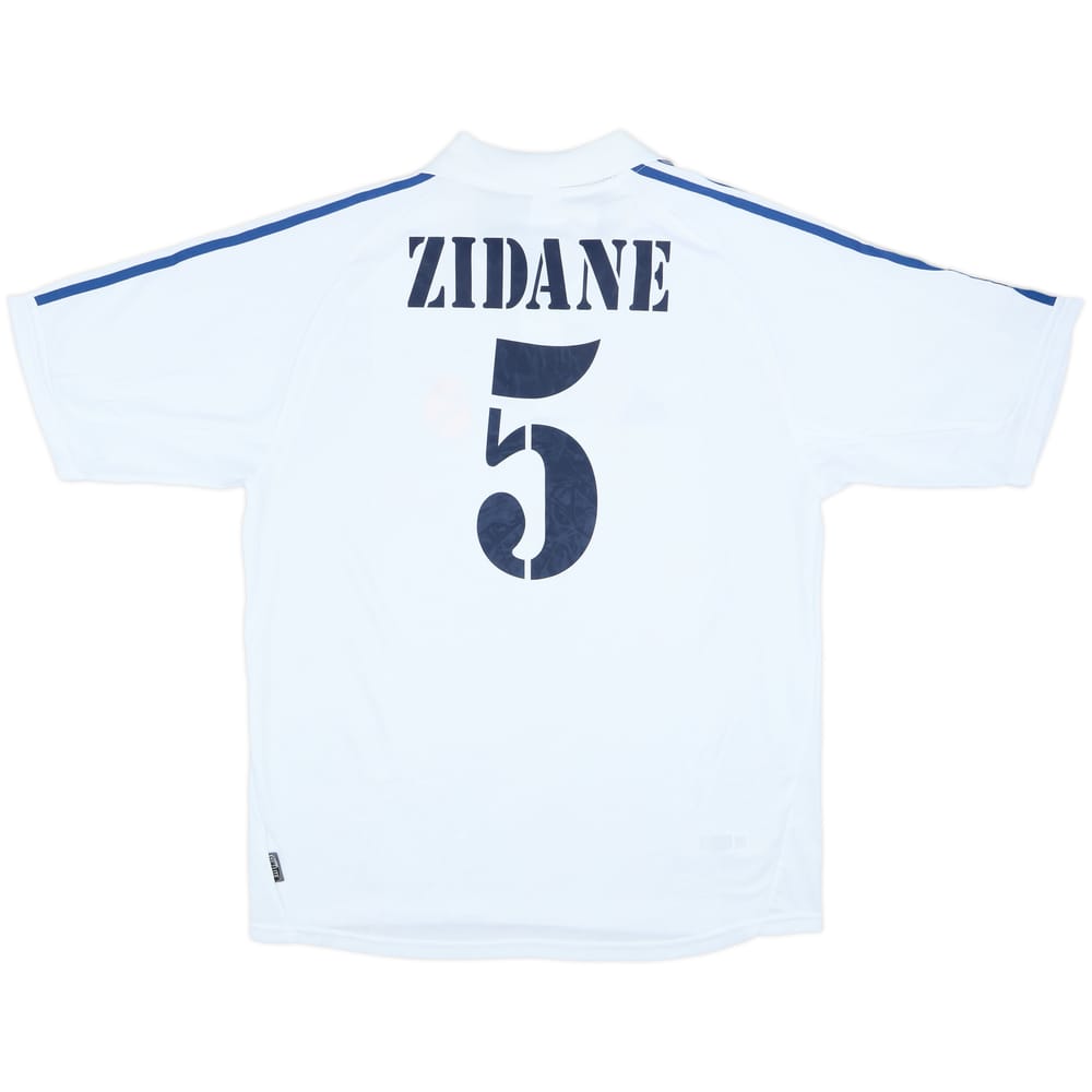 Camiseta de local del Real Madrid 2001 Zidane #5 (XL)
