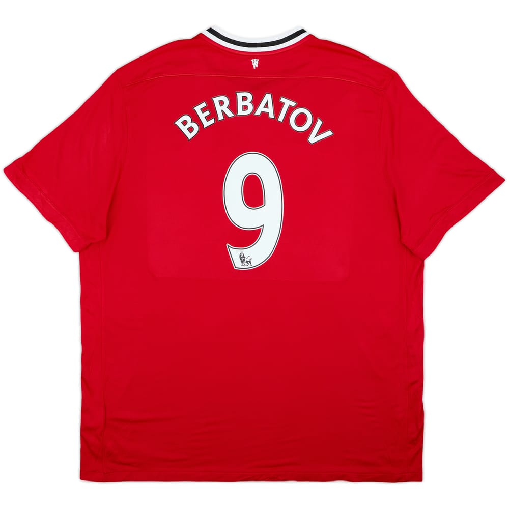 2011-12 Manchester United Home Shirt Berbatov #9 - 7/10 - (3XL)