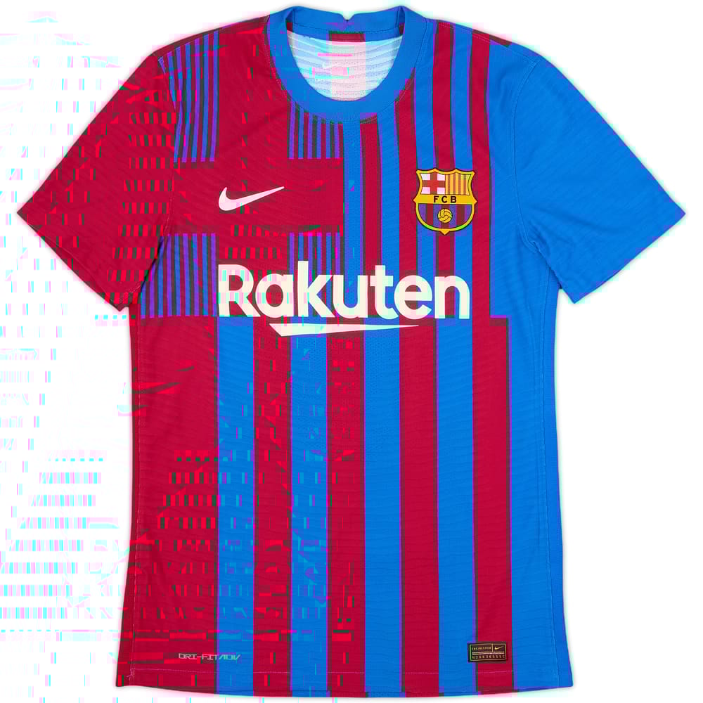2021-22 Barcelona Authentic Home Shirt - 10/10 - (S)