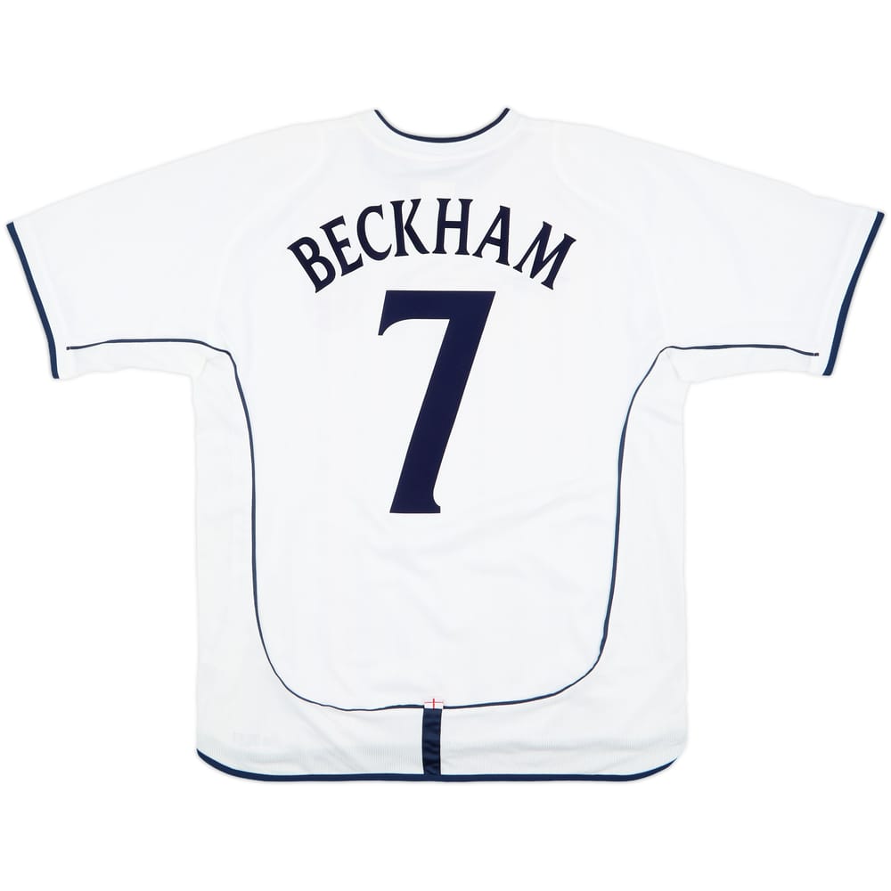 UMBRO　2001 イングランド　ベッカム　2001.6.10 Greece England 1999 - 2001 Home football Umbro shirt #7 Beckham