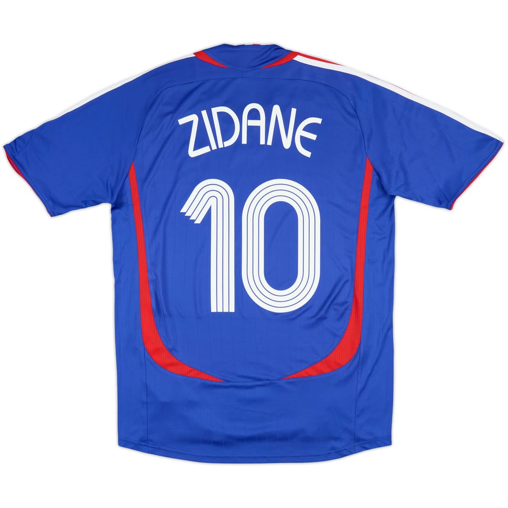 2006-07 France Home Shirt Zidane #10 - 8/10 - (M)