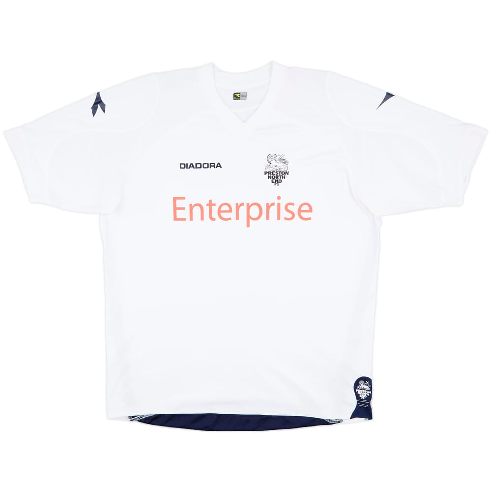 2008-09 Preston North End Home Shirt - 8/10 - (XXL)