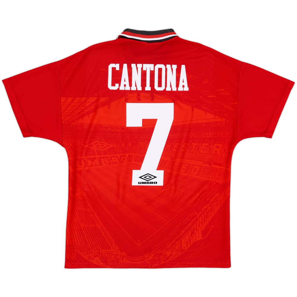 1994-96 Manchester United Home Shirt Cantona #7 - 6/10 - (M)