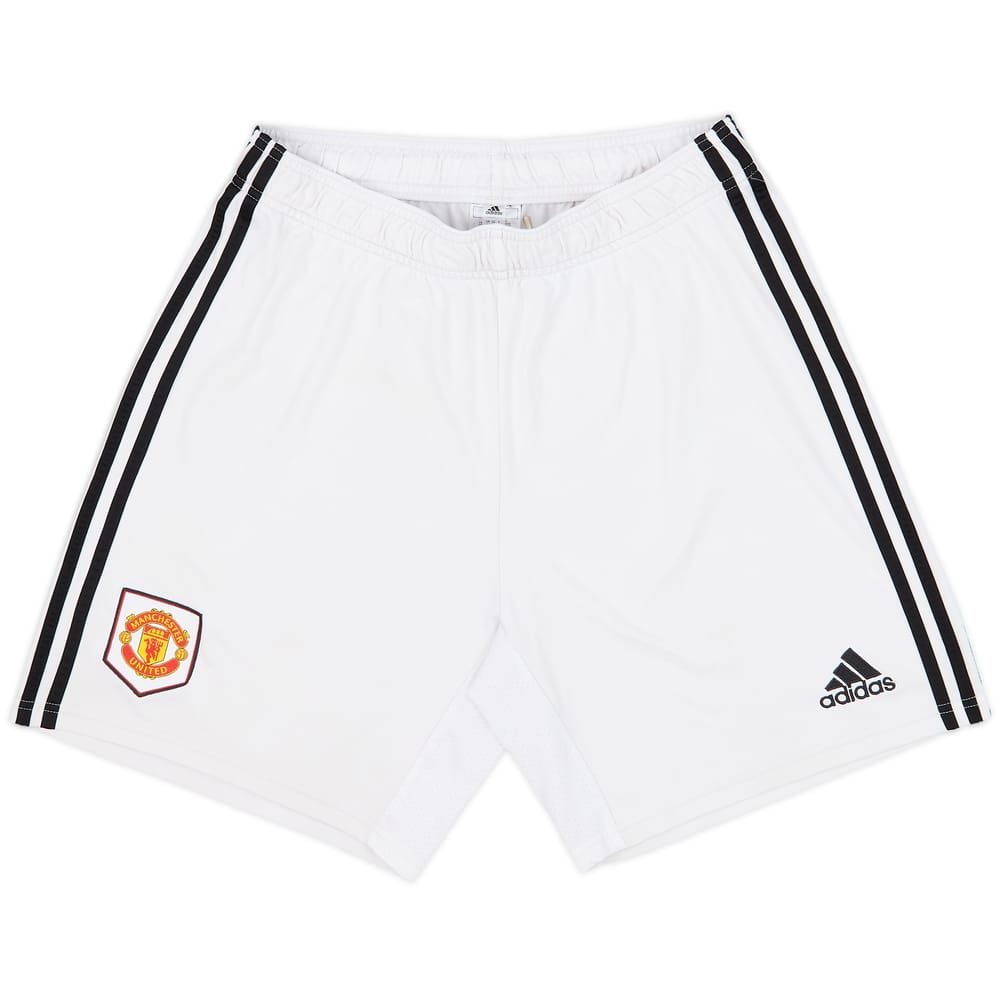 2022-23 Manchester United Home Shorts - 8/10 - (L)
