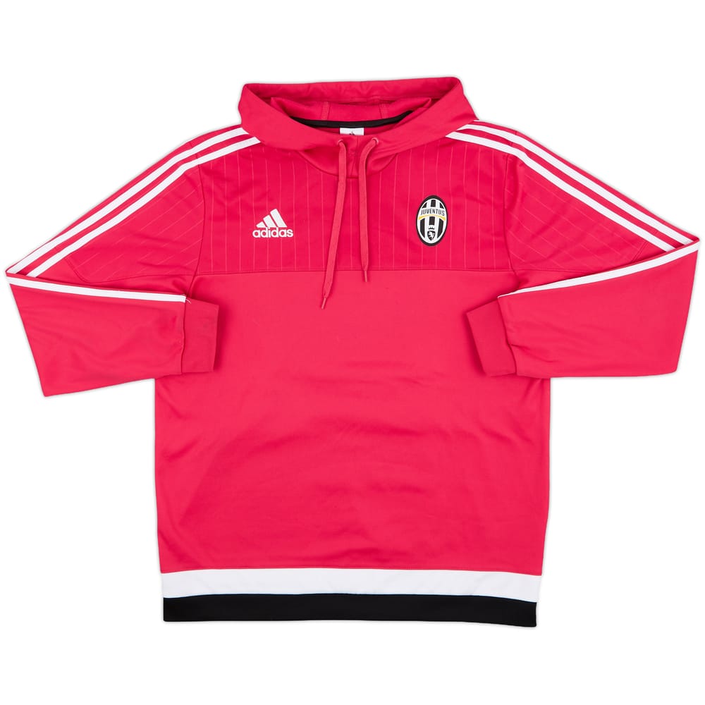 2015-16 Juventus adidas Hooded Sweat Top - 7/10 - (L)