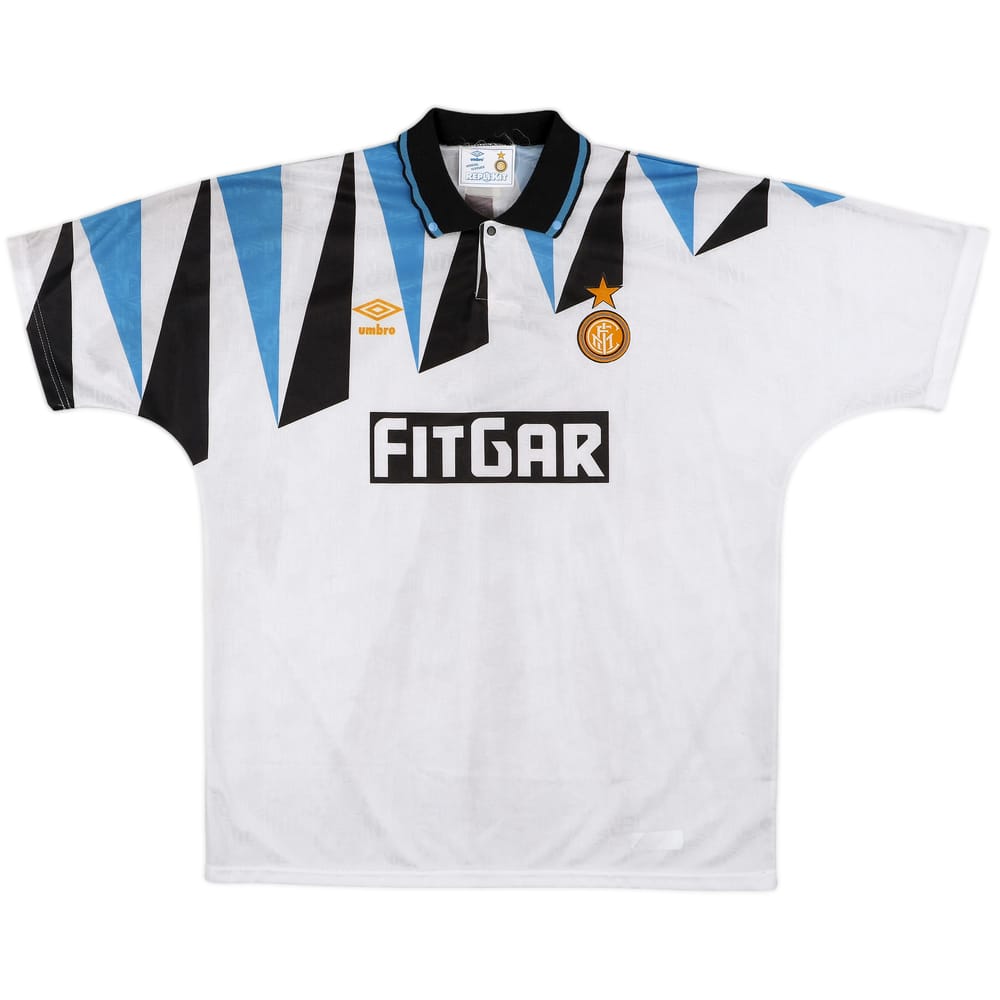 1991-92 Inter Milan Away Shirt - 8/10 - (XXL)