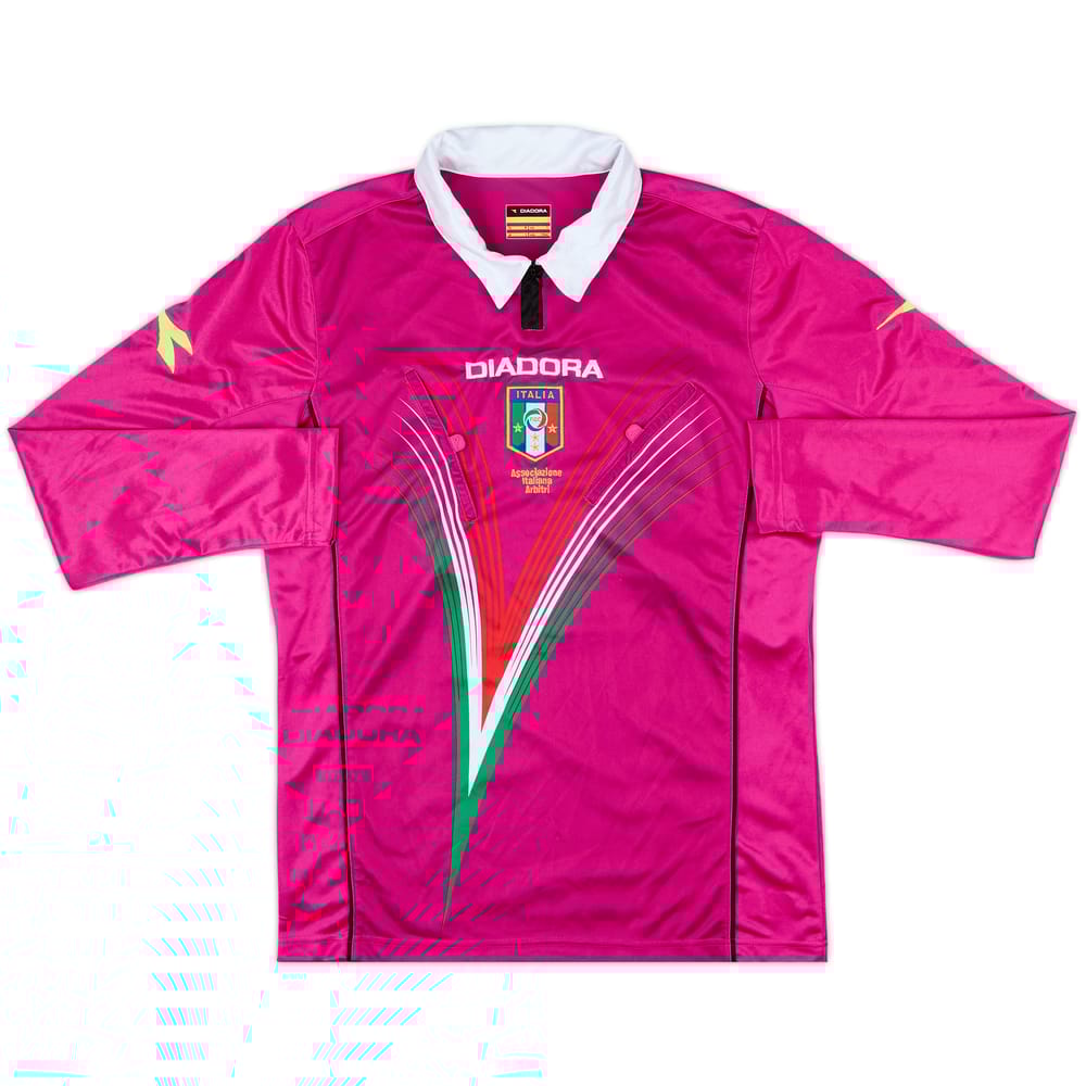 2011-12 Italy Diadora Referee L/S Shirt - 9/10 - (S)