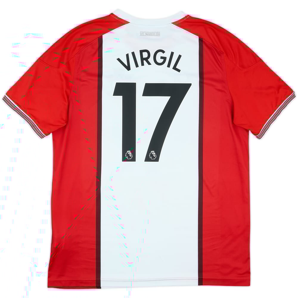 2017-18 Southampton Home Shirt Virgil #17 - 7/10 - (XL)